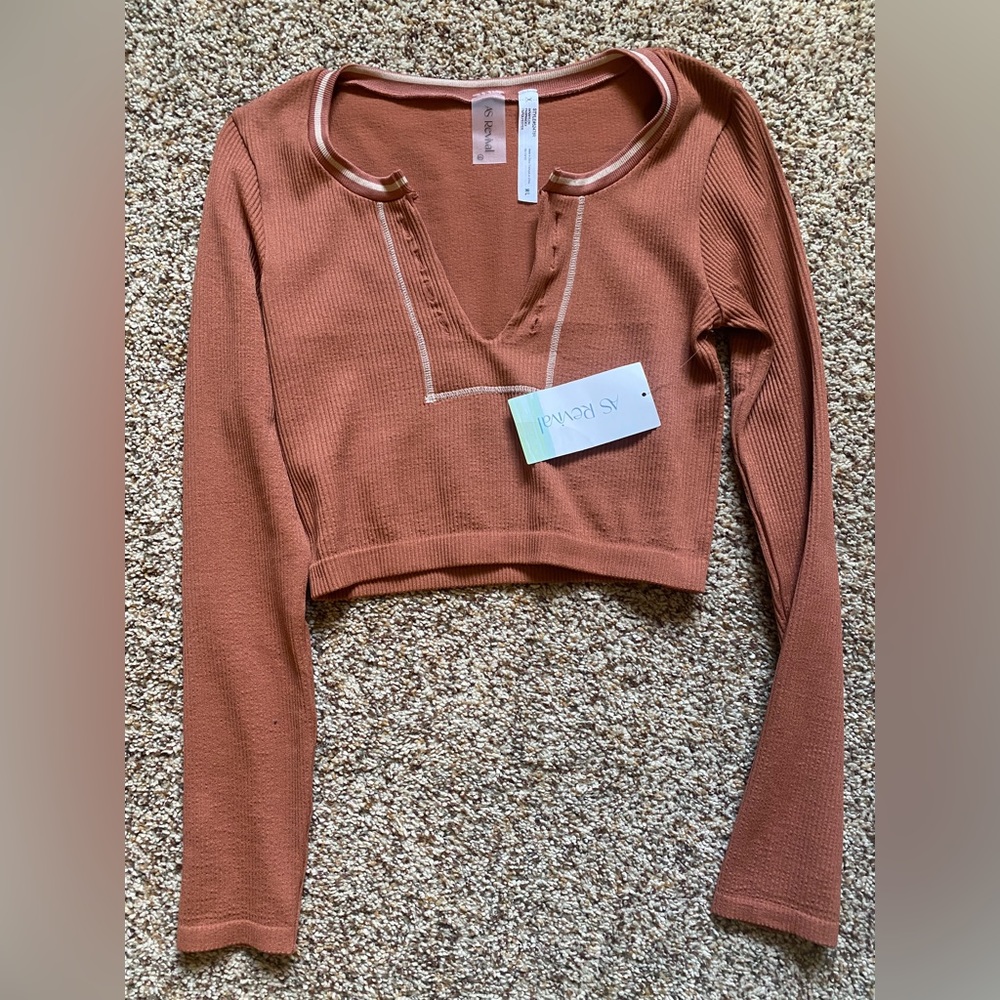 As Revival Cropped Long Sleeve